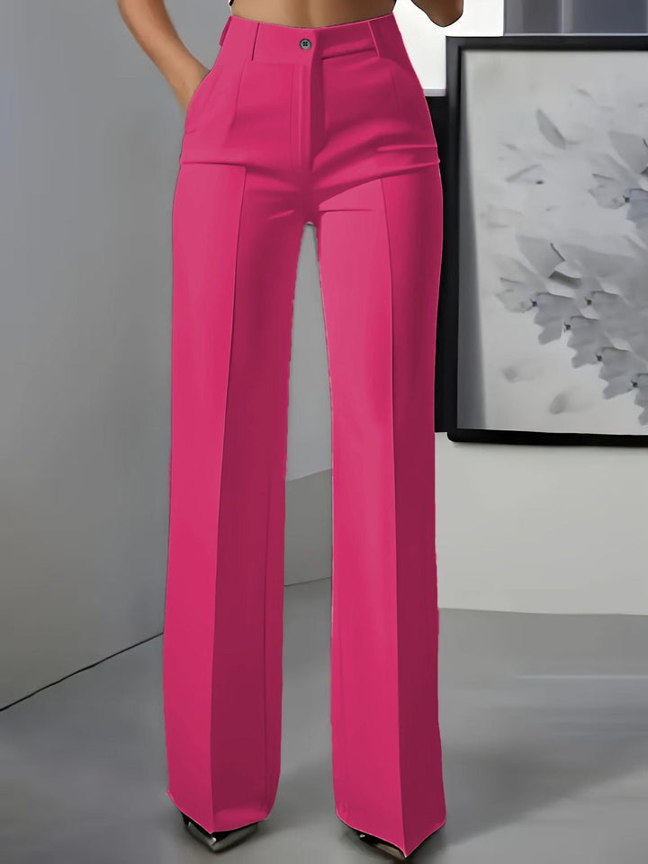 Wide Leg High Waist Trousers for Women