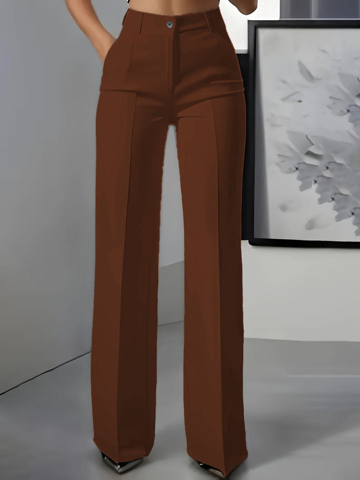 Wide Leg High Waist Trousers for Women