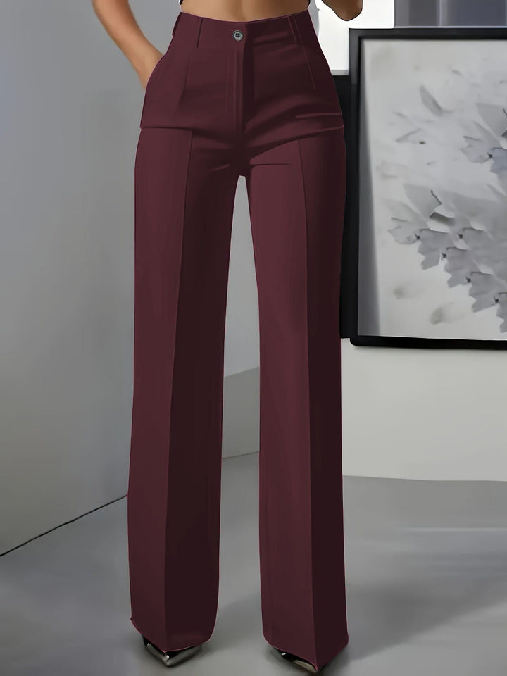 Wide Leg High Waist Trousers for Women