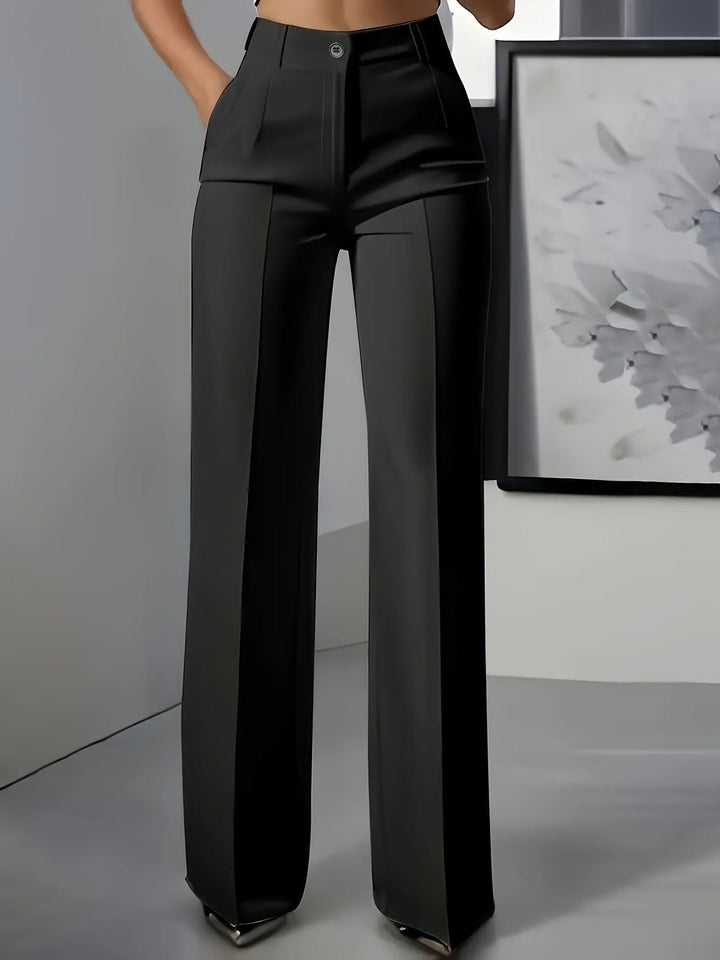 Wide Leg High Waist Trousers for Women