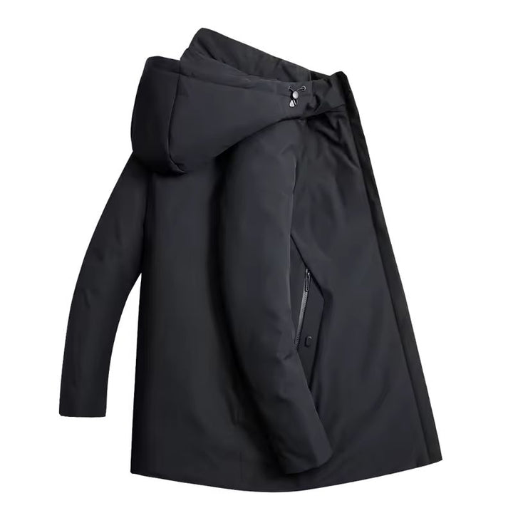 Winter Jacket Parka with Removable Hood for Men