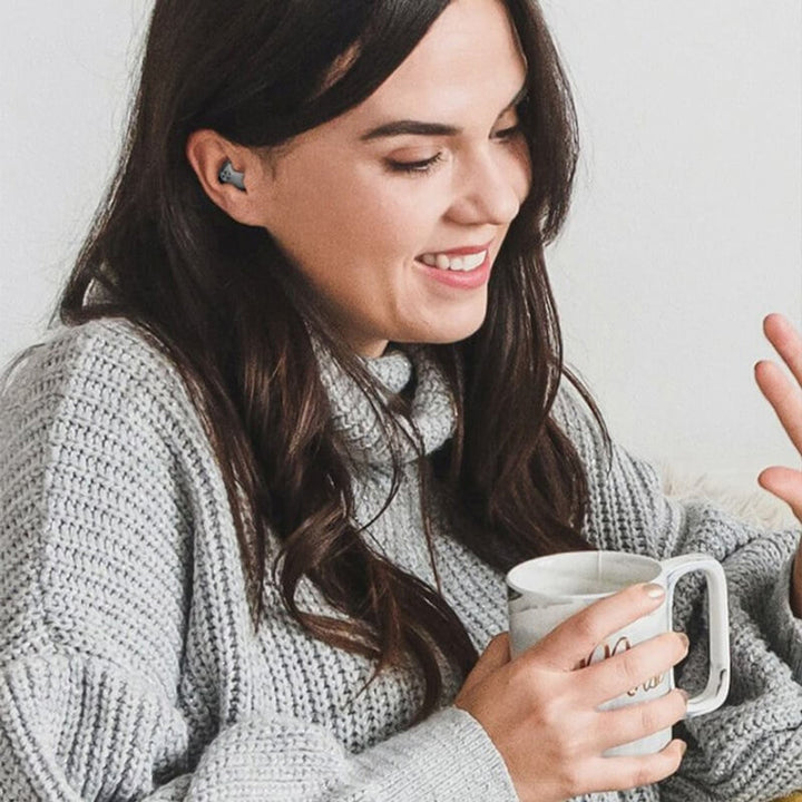 Wireless Bluetooth Earbuds With Active Noise Cancelling Ultra-Thin Sleep Design And 24-Hour Playback