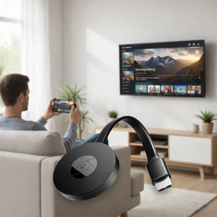 Wireless Screen Mirror Adapter With 1080p HDMI Dongle