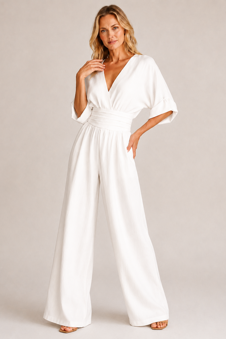 VIVIENNE | Patricia - Jumpsuit with Three-Quarter Sleeves
