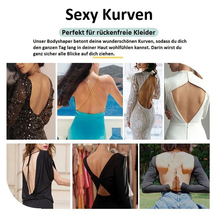 Women's Backless Bodysuit Bra for Invisible Support