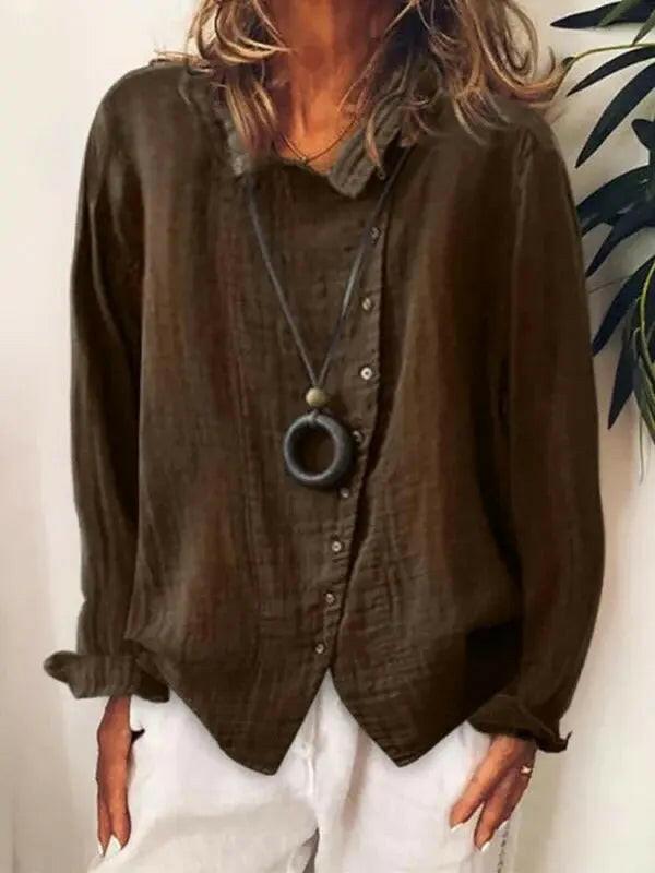 Women's Cotton || Casual Long Shirt