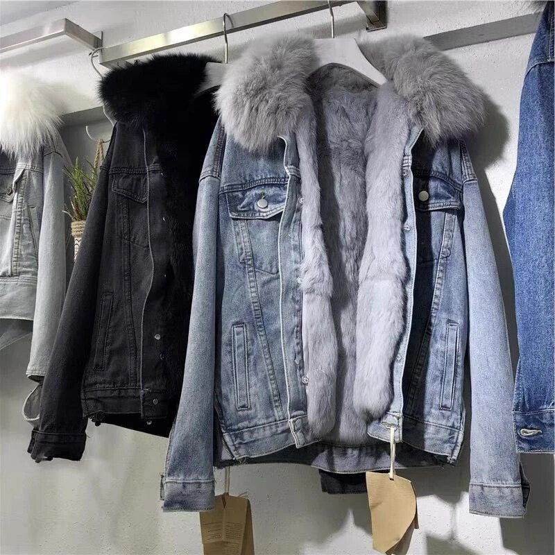 Women's Classic Model Denim Jacket Sustainable