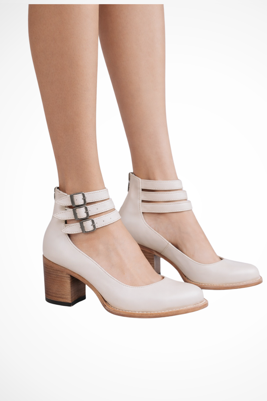 Women's Strappy Ankle Strap Block Heel Sandals