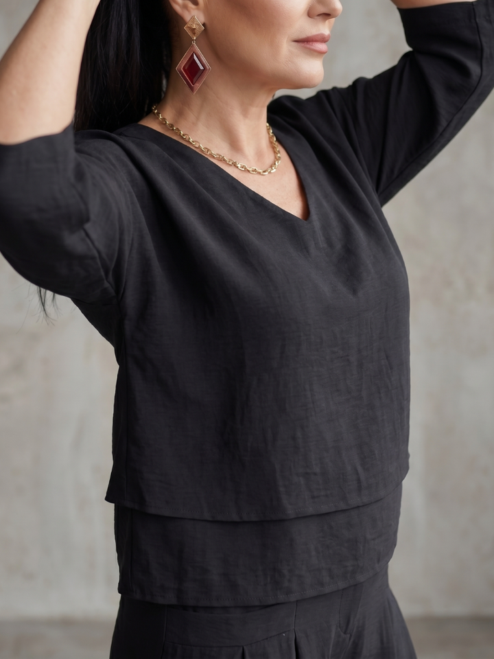 Women's Layered Loungewear Set