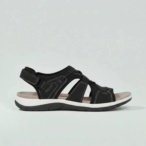 Women's Orthopedic Sandals with Adjustable Straps & Summer Comfort, view 4 - Elena Harper