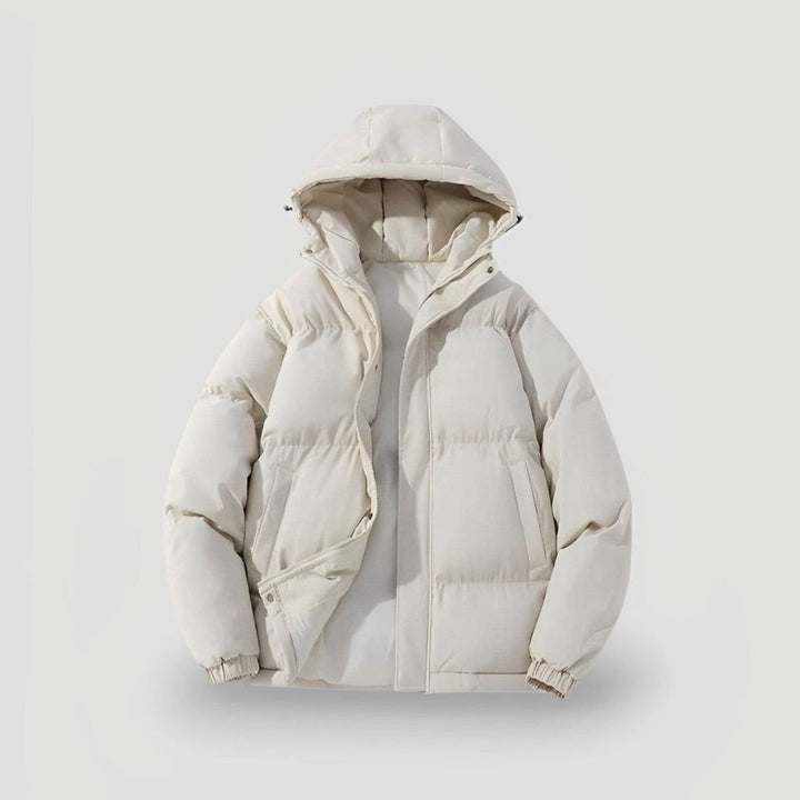 Ladies Quilted Puffer Jacket Oversized with Hood