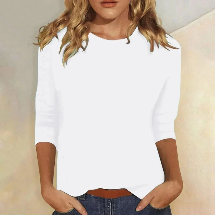 Women's 3/4-Sleeve Crewneck Top