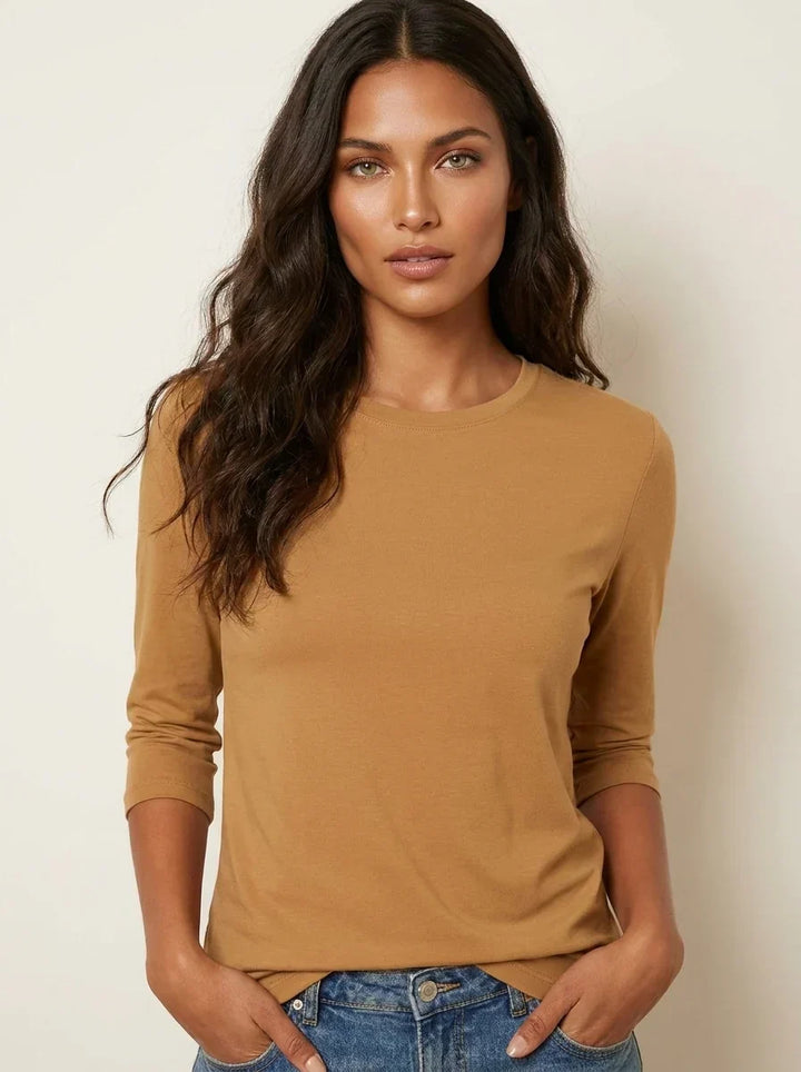 Women's 3/4-Sleeve Crewneck Top
