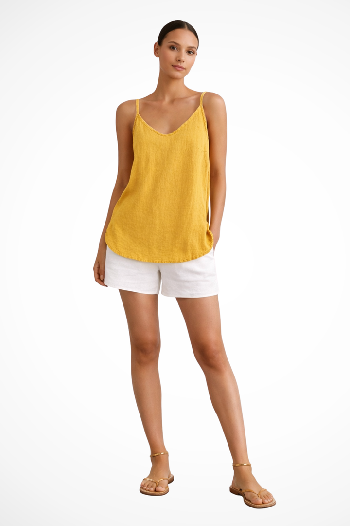 Women's Spaghetti Strap Spring Top - Lightweight & Breezy
