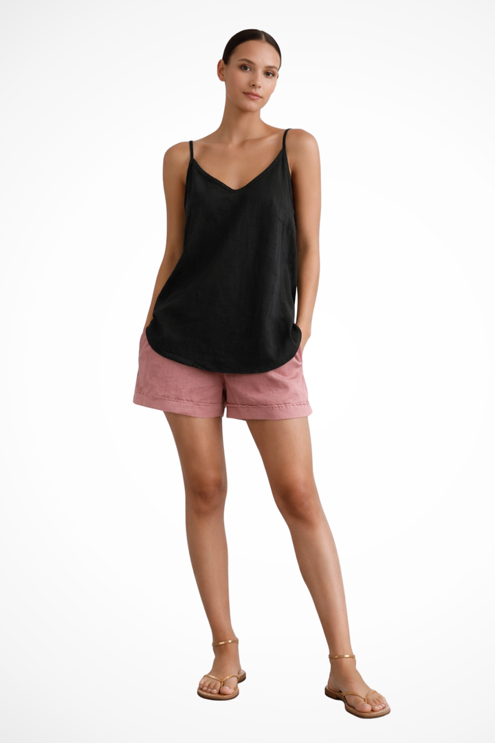 Women's Spaghetti Strap Spring Top - Lightweight & Breezy