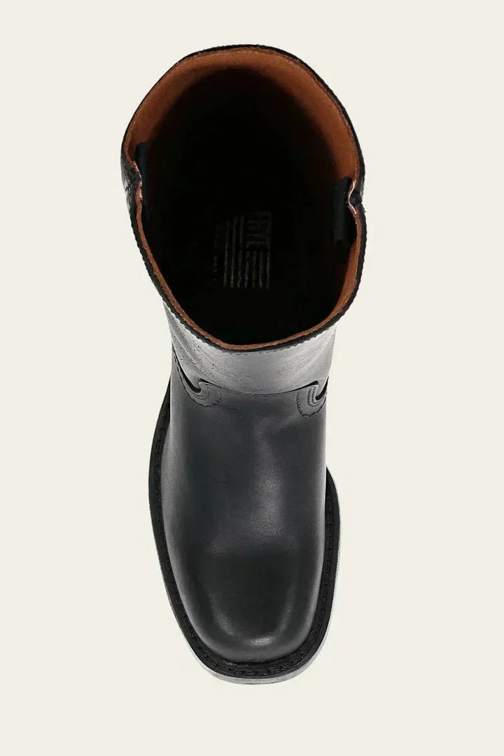 Women's Mid-Calf Block Heel Boots Stylish & Comfortable - Elena Harper