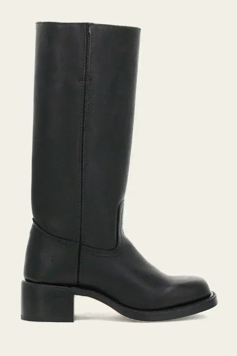 Women's Mid-Calf Block Heel Boots Stylish & Comfortable - Elena Harper