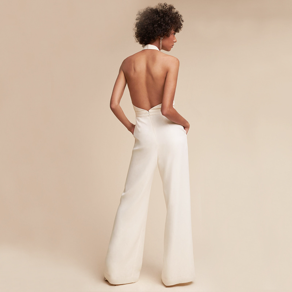 Women's Halter Backless Maxi Dress