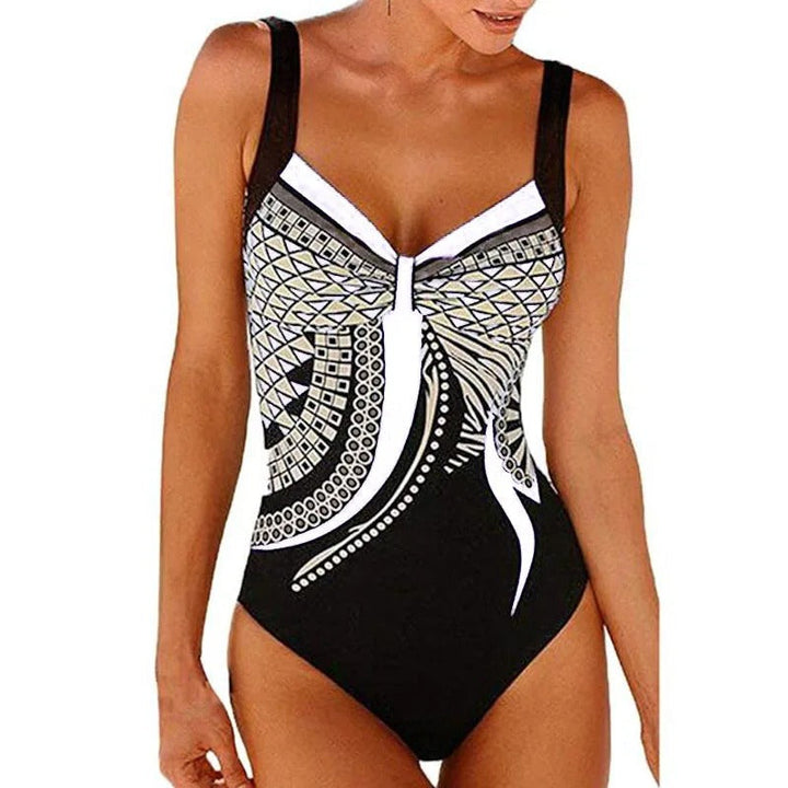 Women's Printed Tank One-Piece Swimsuit