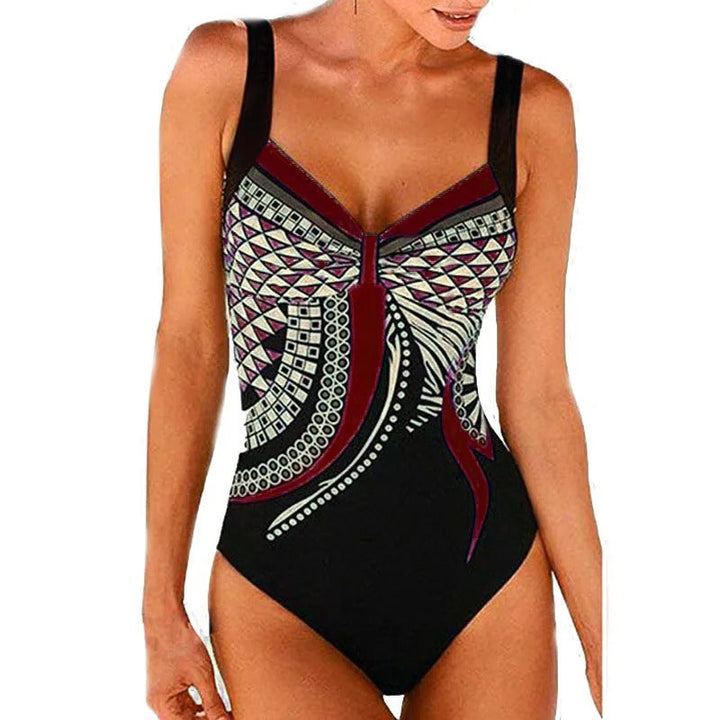 Women's Printed Tank One-Piece Swimsuit
