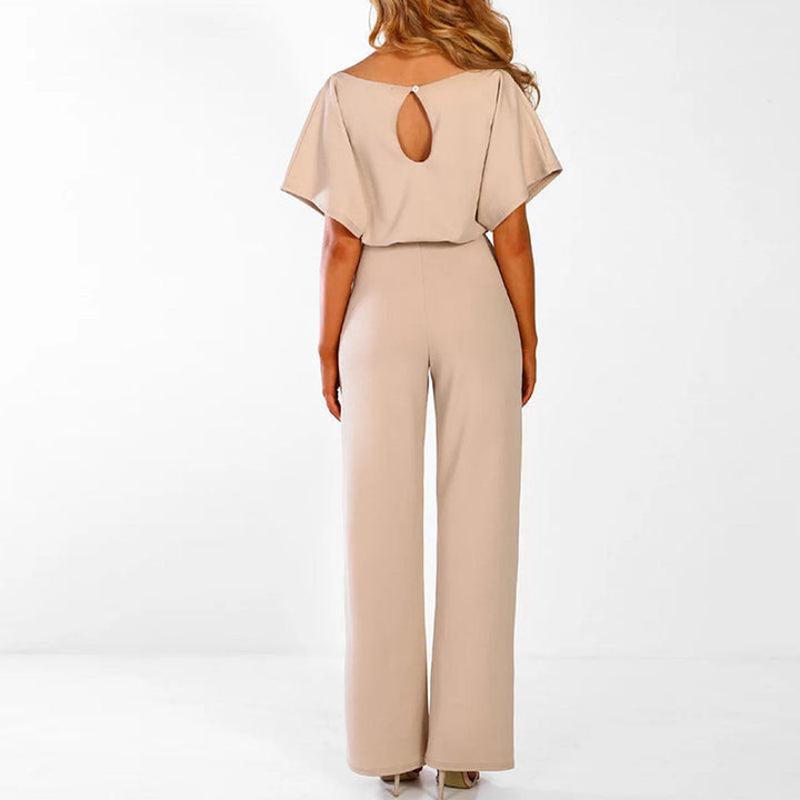 Women's Tie Waist Wide Leg Set