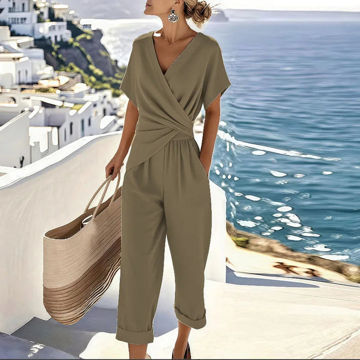 Women's Wide-Leg Two-Piece Set