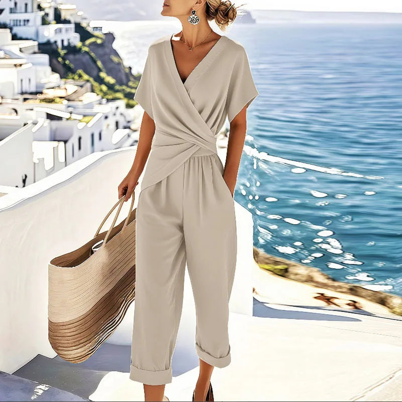 Women's Wide-Leg Two-Piece Set