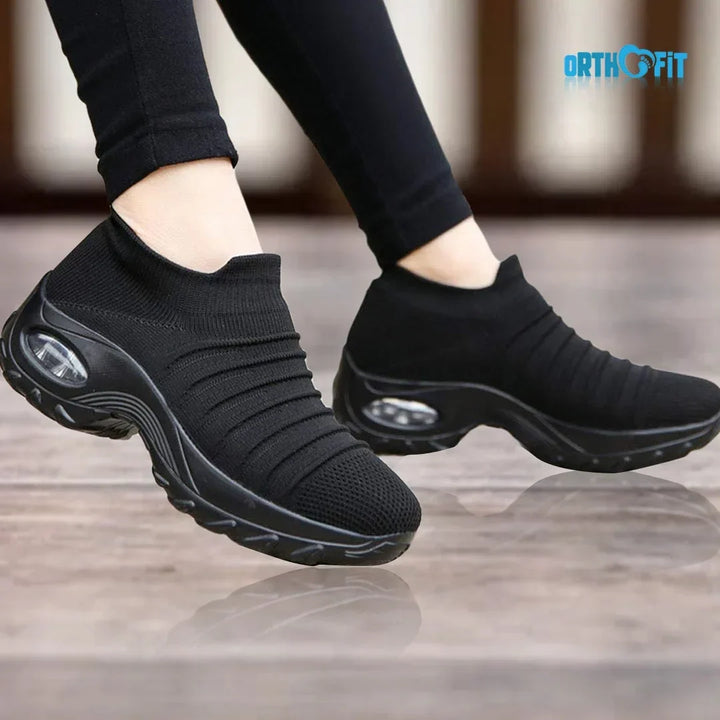 Women's Slip-On Arch Support Sneakers with Air Cushion Sole