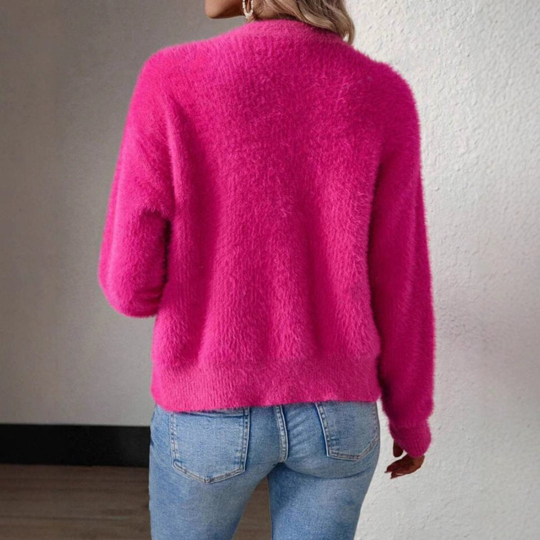 Sylvie - Elegant Button-Up V-Neck Cardigan