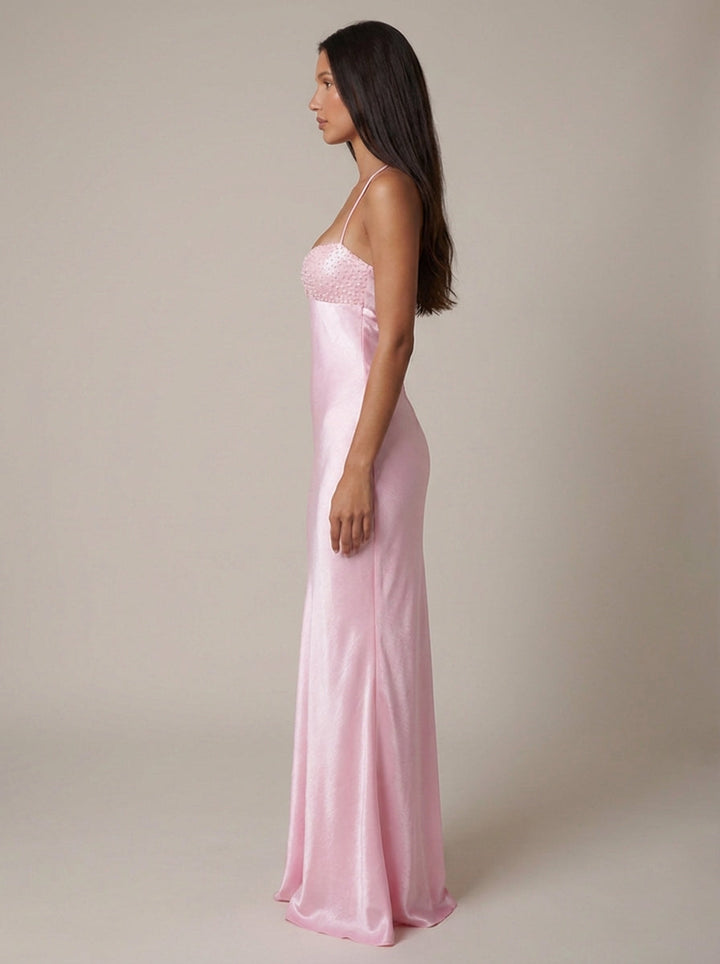 Women's Elegant Halter Neck Maxi Gown