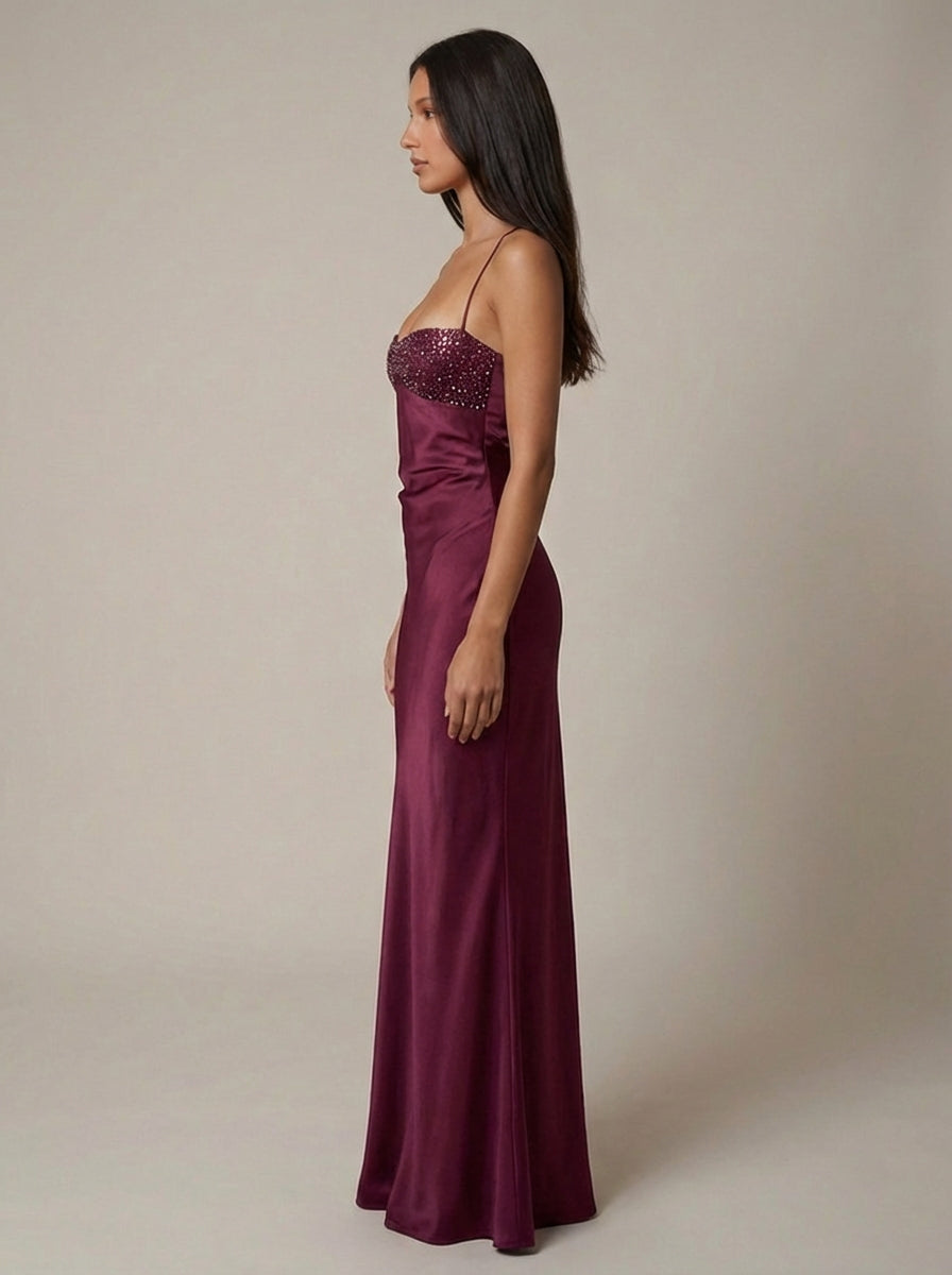 Women's Elegant Halter Neck Maxi Gown