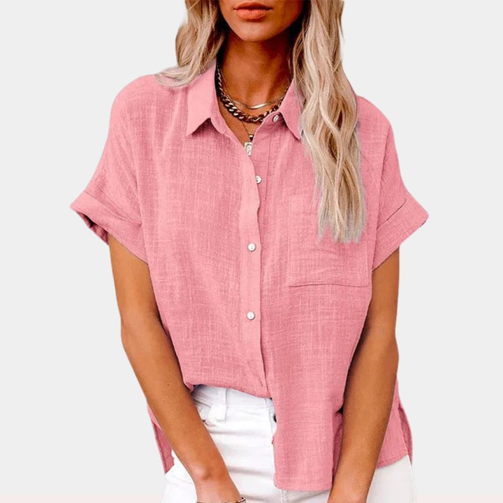 Ivy | Women's Lightweight Short-Sleeve Button-Front Shirt
