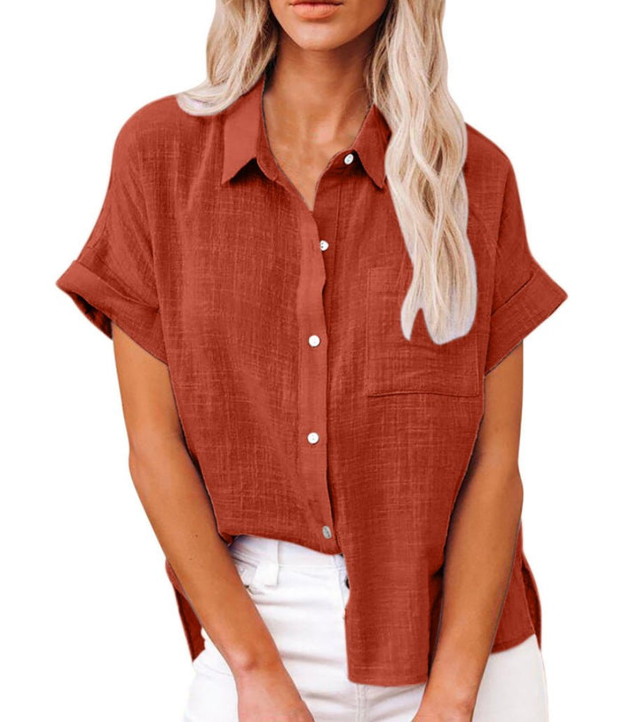 Ivy | Women's Lightweight Short-Sleeve Button-Front Shirt