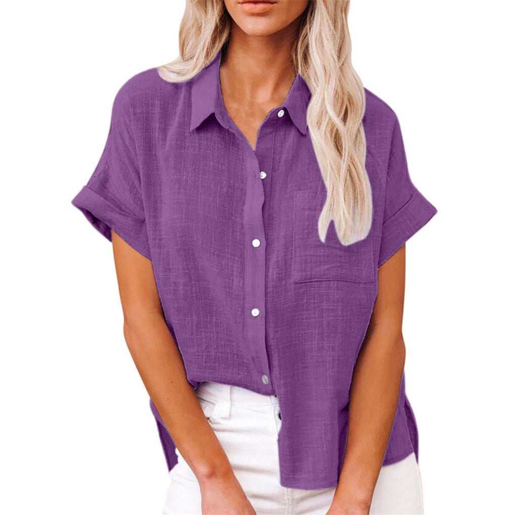 Ivy | Women's Lightweight Short-Sleeve Button-Front Shirt