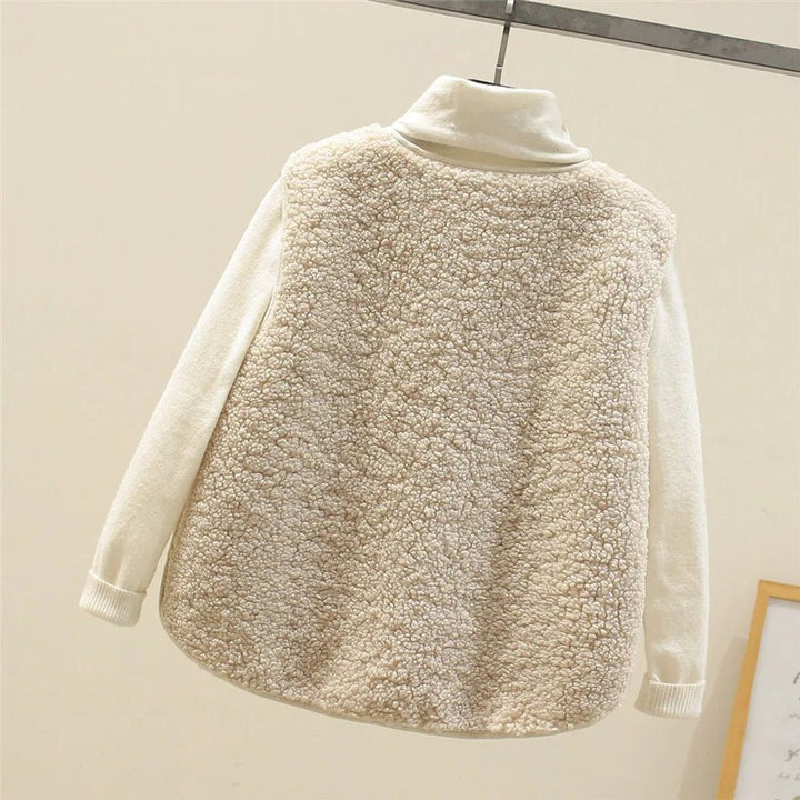 Christine - Elegant Sherpa Oversized Vest