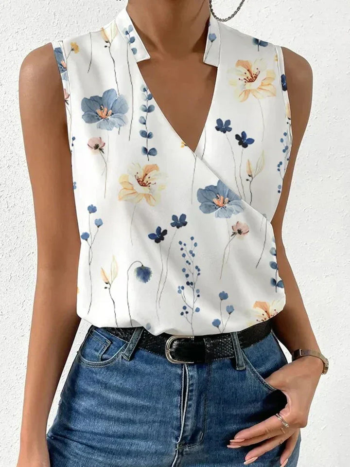 Women's Sleeveless Summer Blouse - Versatile and Chic