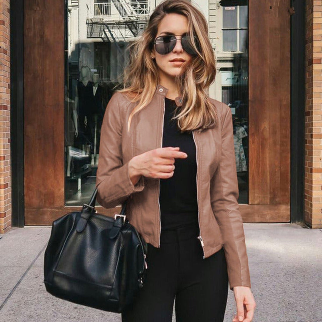 Women's Sleek & Stylish Slim Fit Zip-Up Jacket