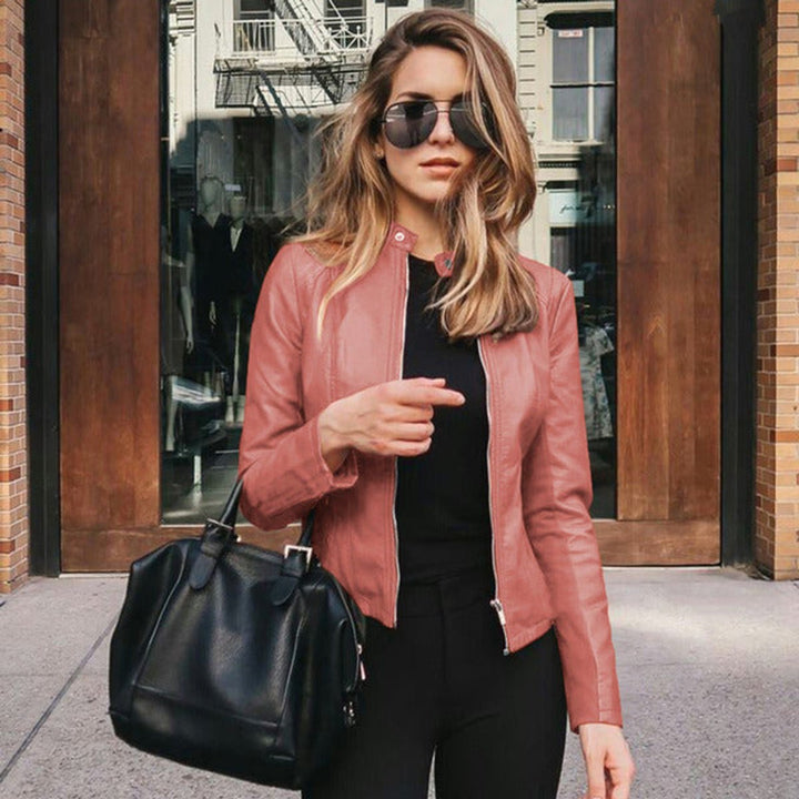 Women's Sleek & Stylish Slim Fit Zip-Up Jacket