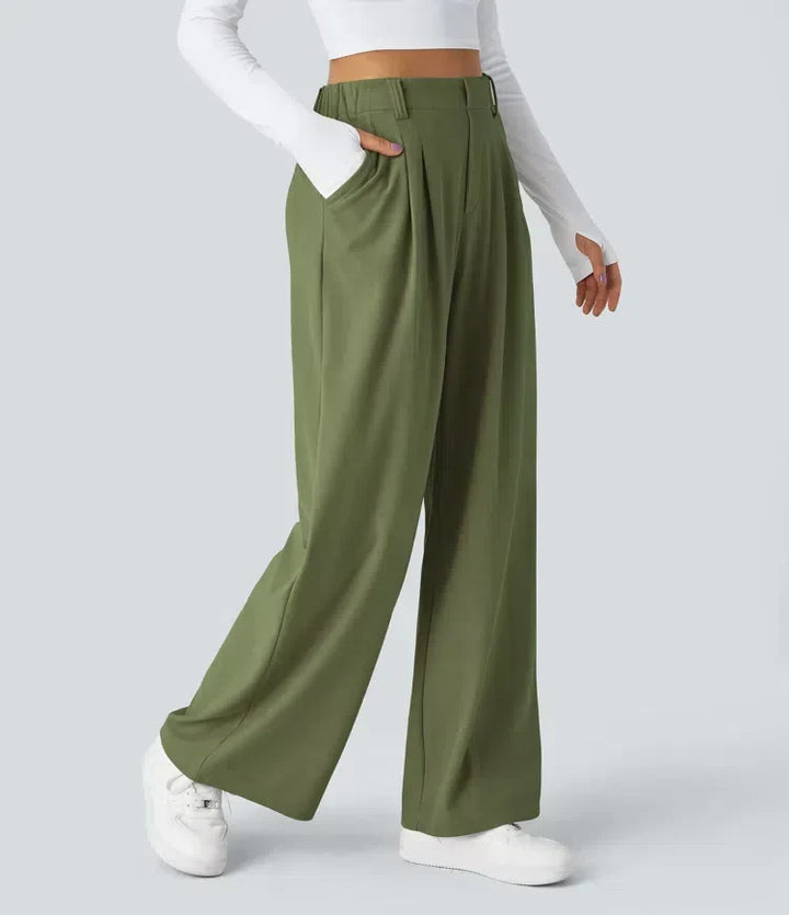 Women's Stretch Trousers with Comfortable Fit and Style