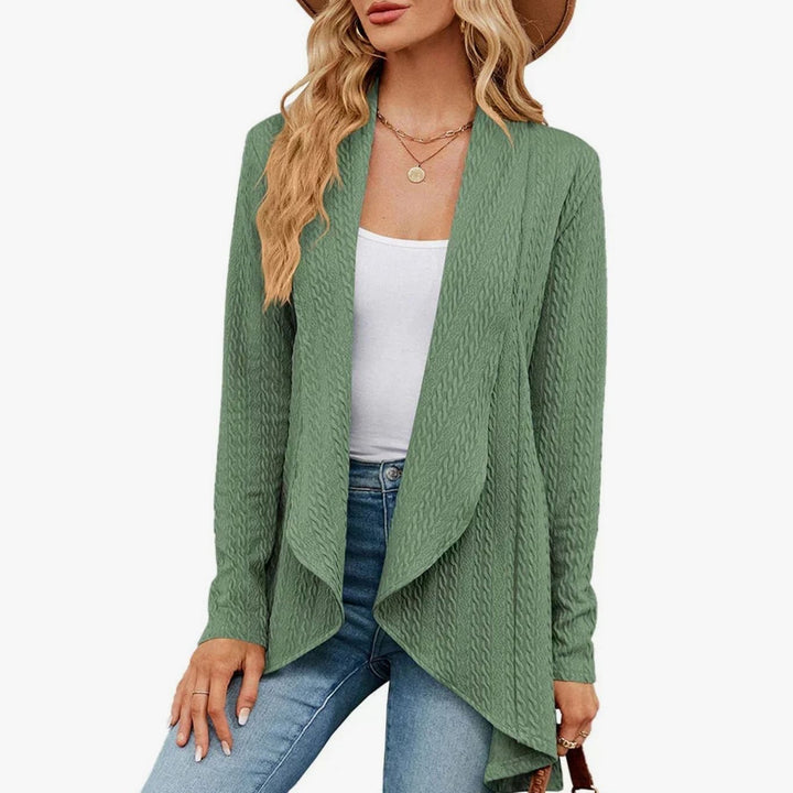 Sylvie - Elegant Long Twisted Cardigan
