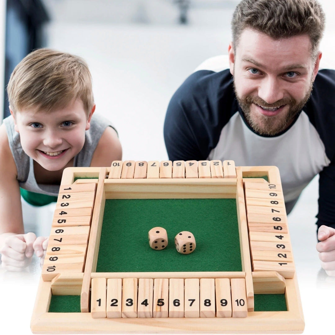 Wooden Math Board Game For Family Learning And Fun