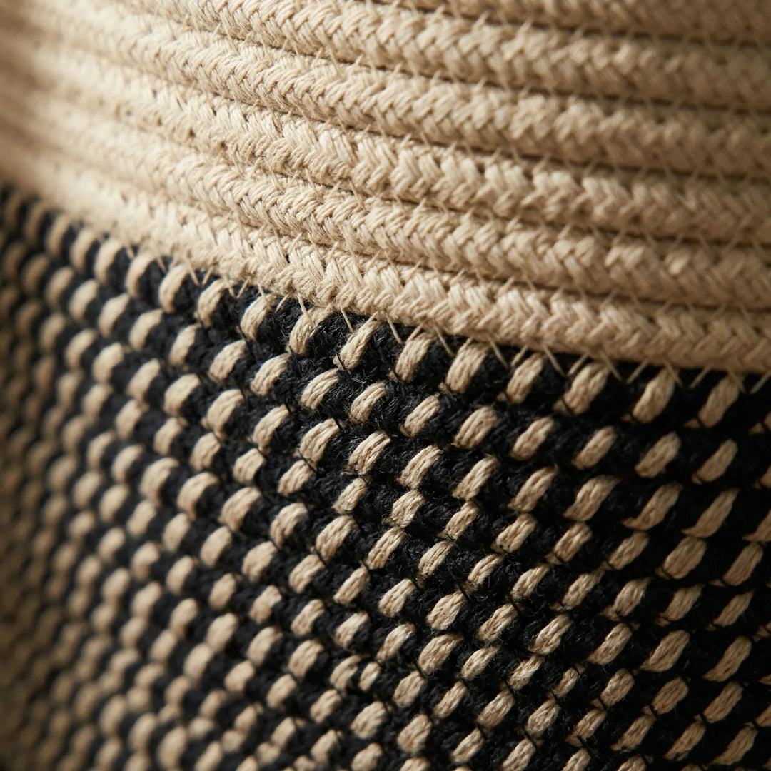 Woven Storage Basket with Carrying Handles, view 9 - Elena Harper