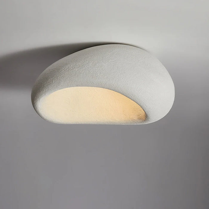 Wabi-Sabi Style LED Ceiling Lamp – Decorative Ceiling Light with Organic Shape