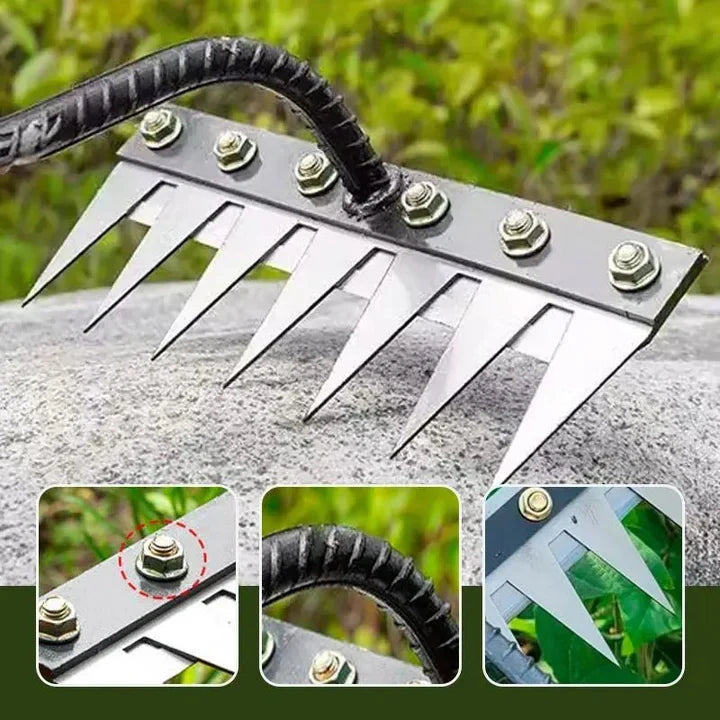 Garden Weeding Rake | Sturdy Rake | WurzelKraft