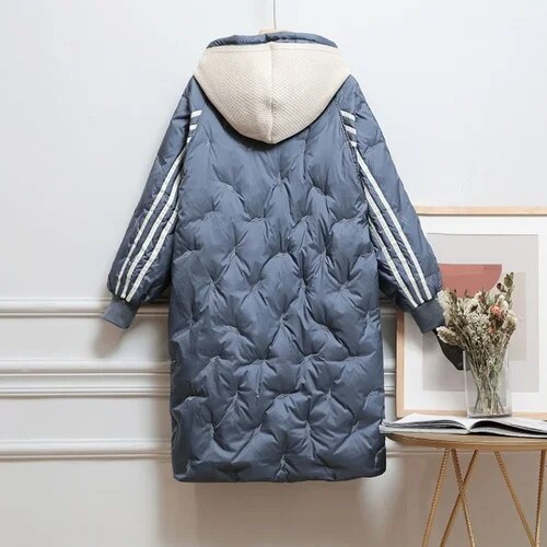 Danielle - Elegant Oversized Down Jacket with Hood