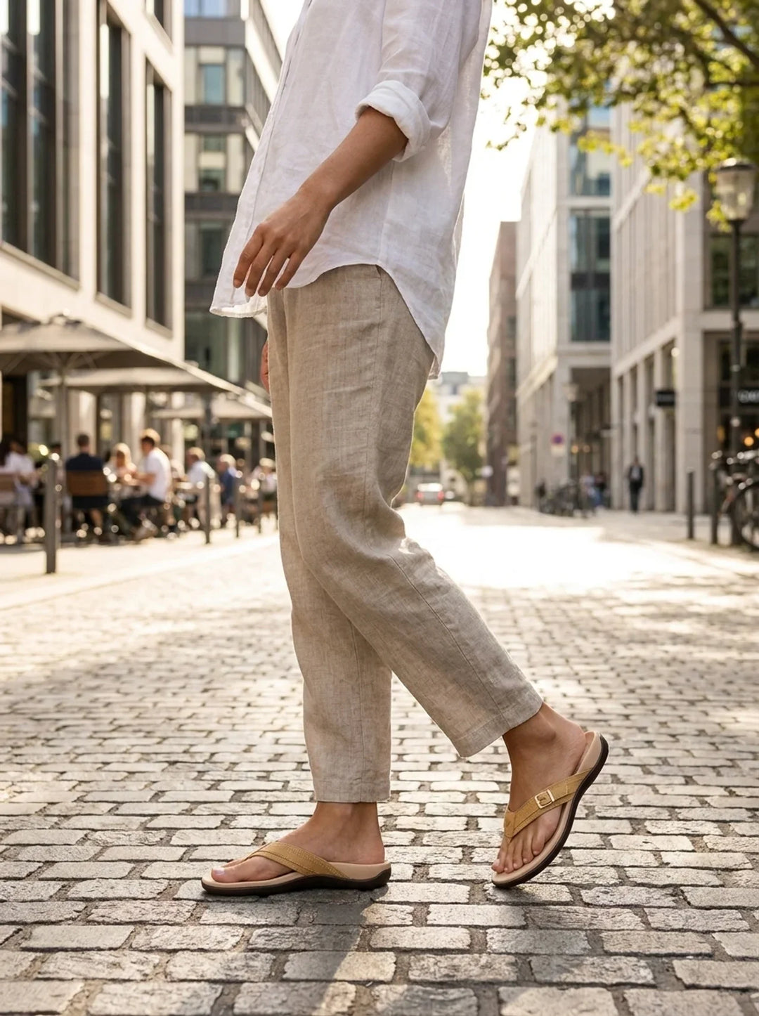 Ladies' Thong Sandals Summer Footbed - Elena Harper