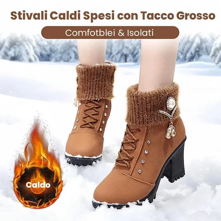Renomy | Warm Heeled Boots