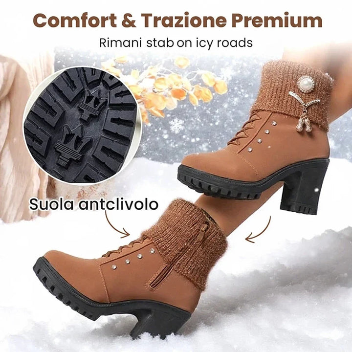 Renomy | Warm Heeled Boots