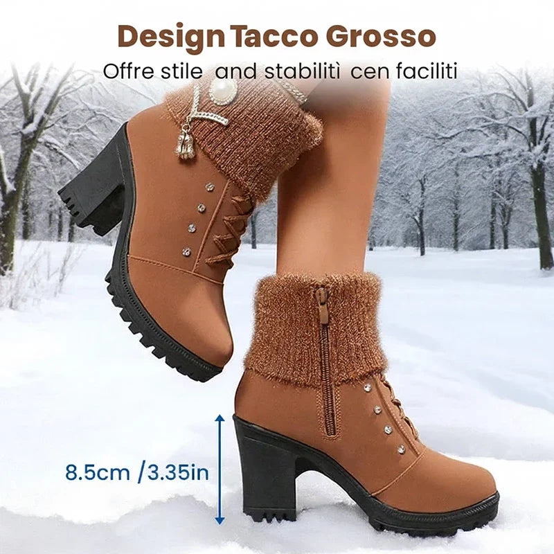 Renomy | Warm Heeled Boots