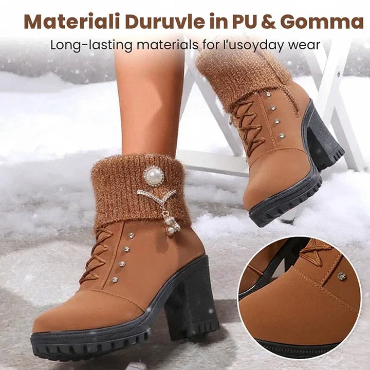 Renomy | Warm Heeled Boots